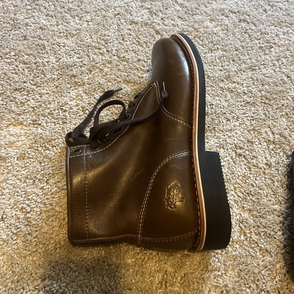 Superlamb Mens Gobi Desert Brown Ankle Boots‎ Shoes 12 Medium (D) Oil Resistant - Picture 6 of 9